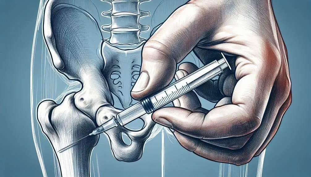 treatment with medications and injections